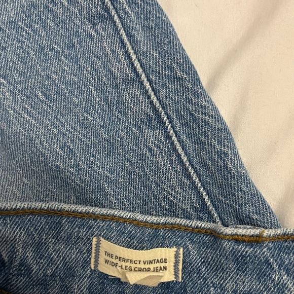 Madewell Perfect Vintage Wide Leg crop Jean size 30 - Picture 5 of 7